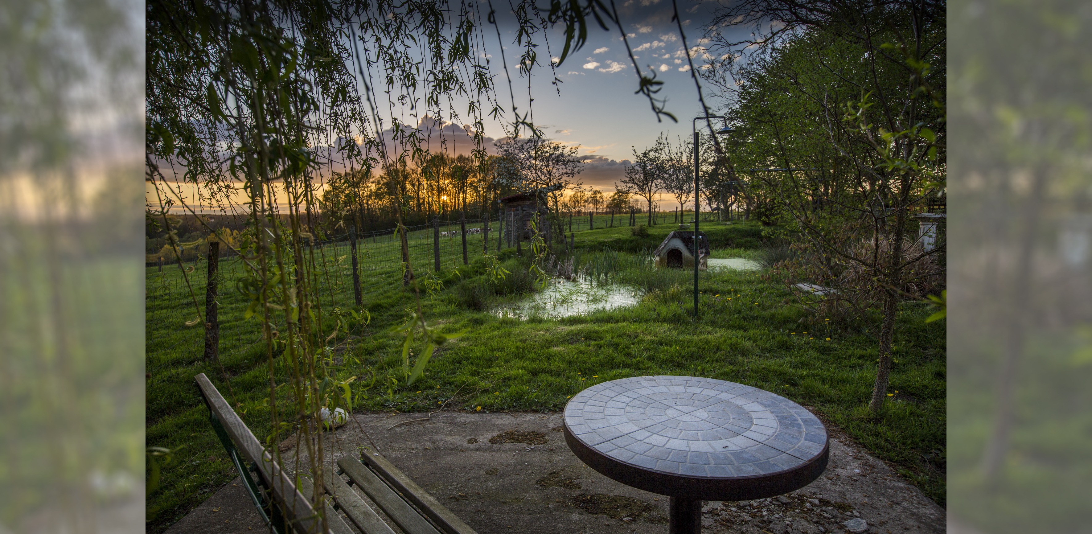 Ferme de Balme slider couchant