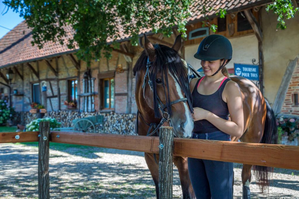 Ferme de Balme - Cavaliere et sa monture