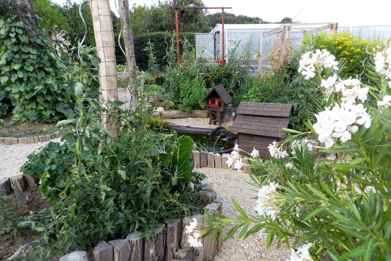 Le beau potager bio de la Ferme de Balme