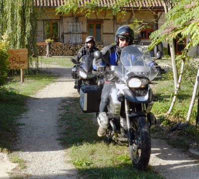 Motards contents à la Ferme de Balme