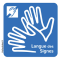 LSF logo langue des signes